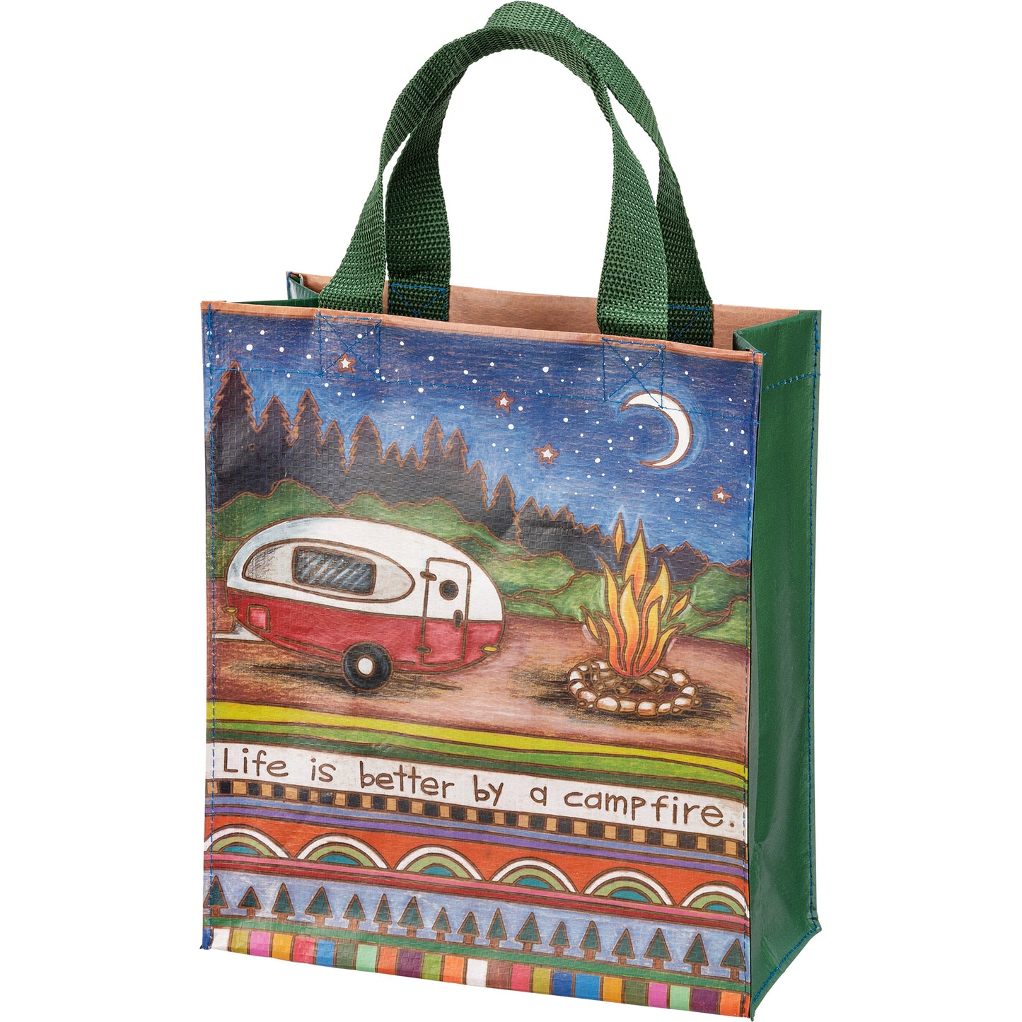 Life Is Better By A Campfire Daily Tote