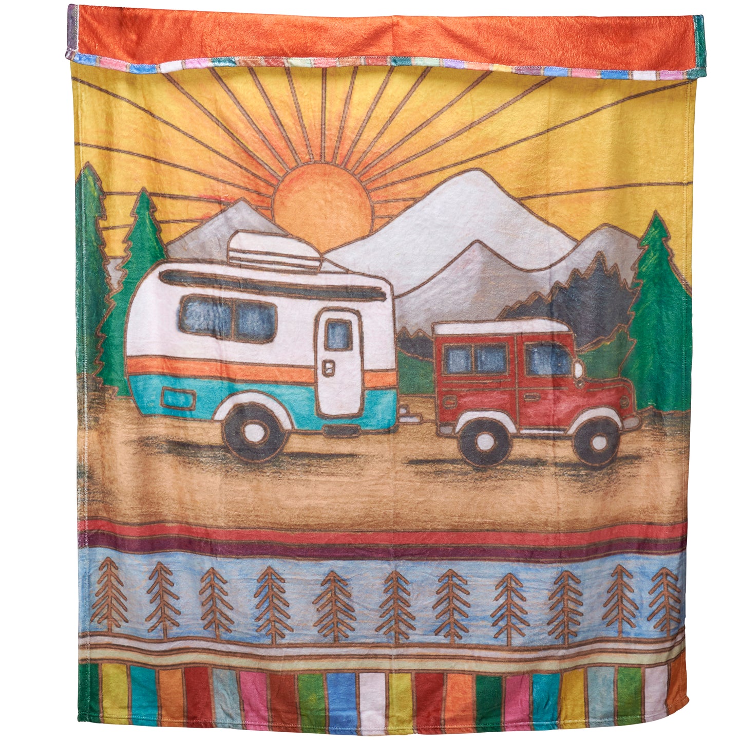 Camper Throw Blanket