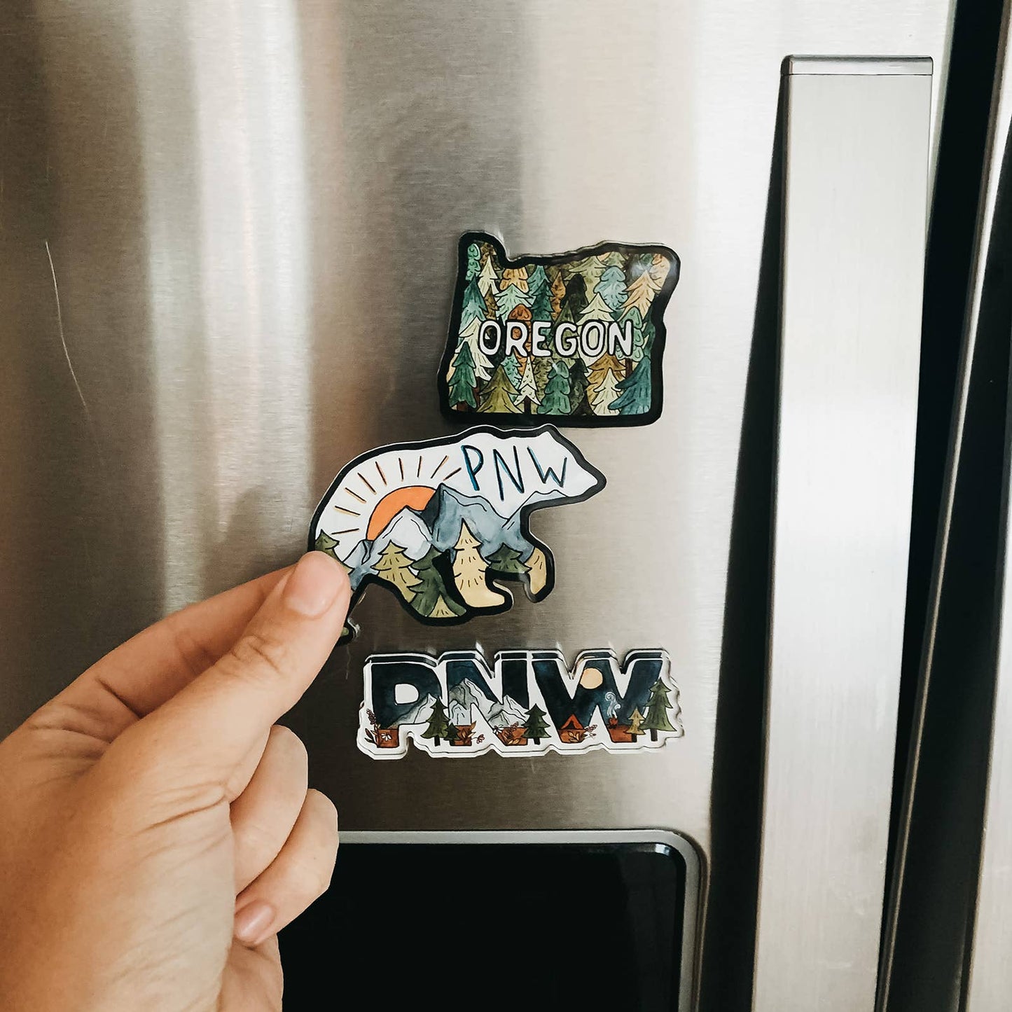 Wildflower Sasquatch Magnet