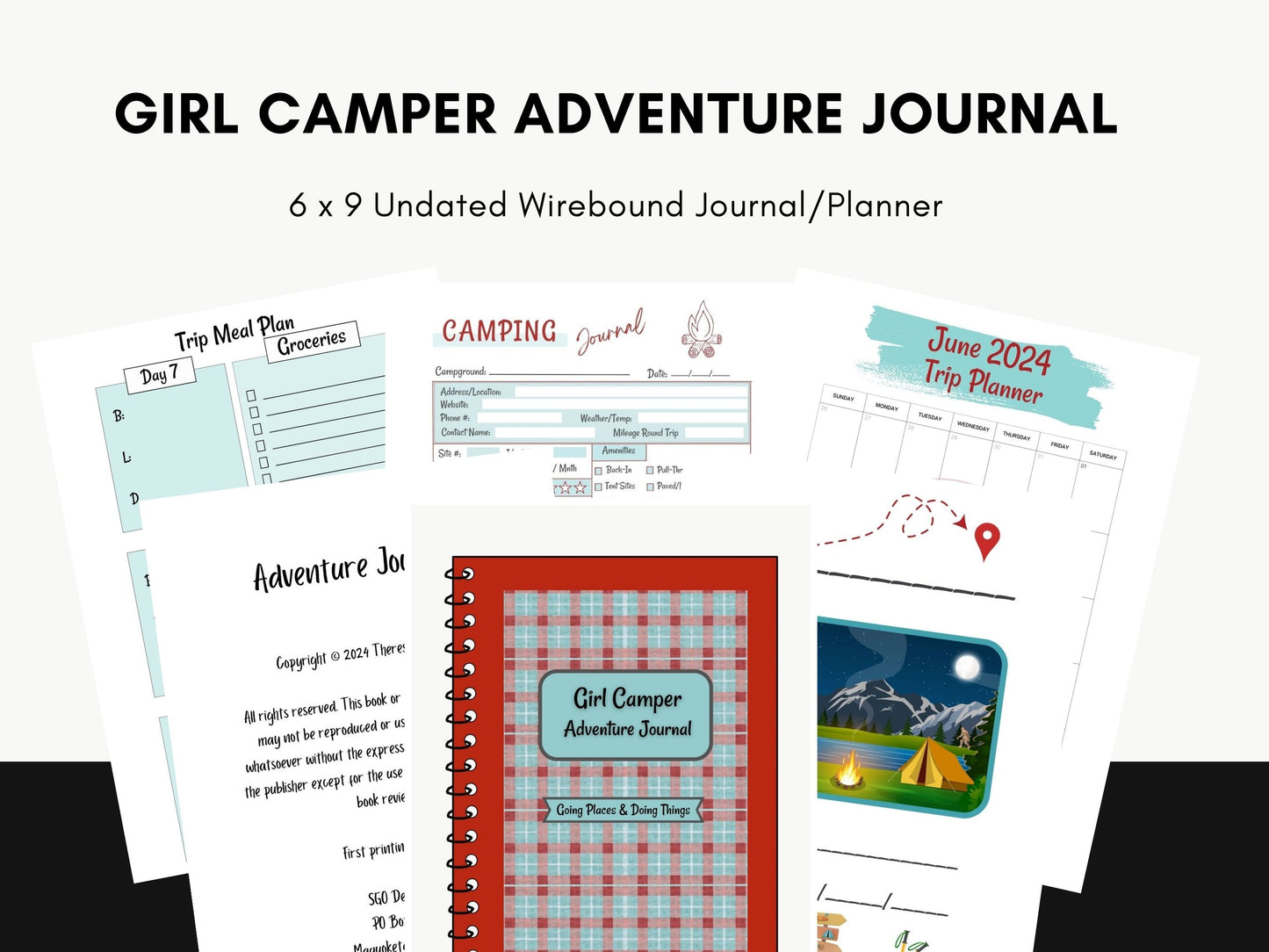 Girl Camper Adventure Journal