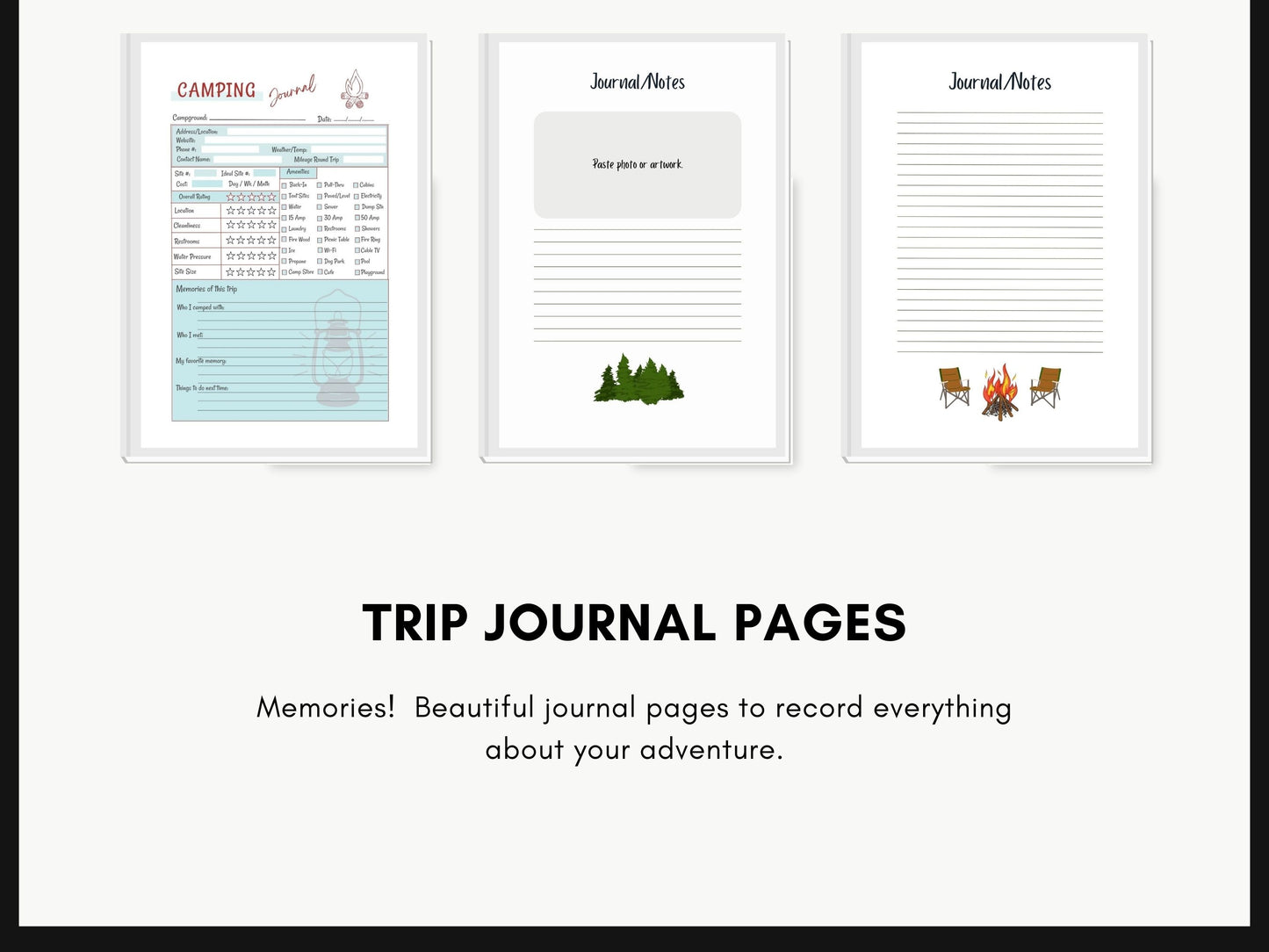 Girl Camper Adventure Journal