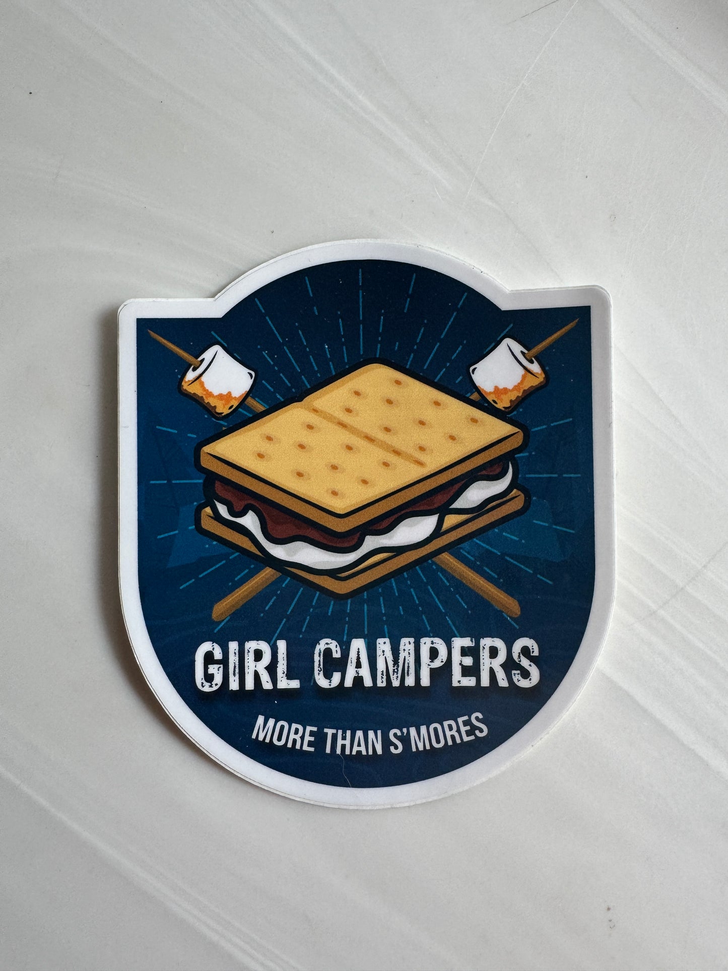 Girl Campers- More Than S'Mores Decal