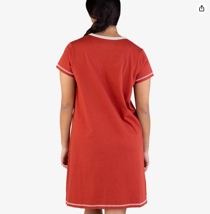 Lazy One Happy Camprefire Bear V-neck Nightshirt