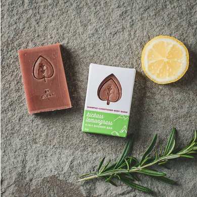 RedBudSuds Kickass Lemongrass 1oz Travel Shower Bar