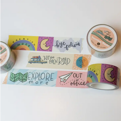Vacation Mode - 1" Washi Tape