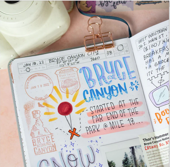 Wanderlust Passport - Travel Journal (Navy)