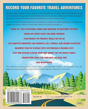 The RV Travel Journal: The Ultimate Road Trip Record Book