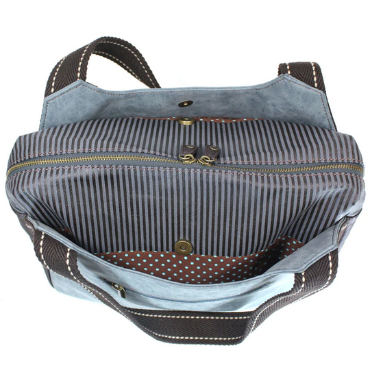 Chala Patch Bowling Bag-Camper-Indigo