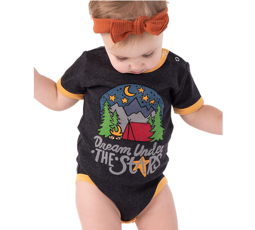Lazy One Dream Under The Stars Infant Creeper Onesie