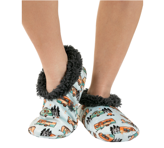Lazy One Roll-Tel Fuzzy Feet Slipper