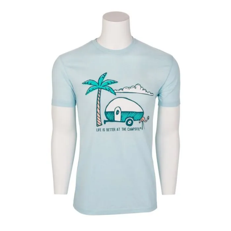 Life Is Better At The Campsite Palm Tree T-Shirt