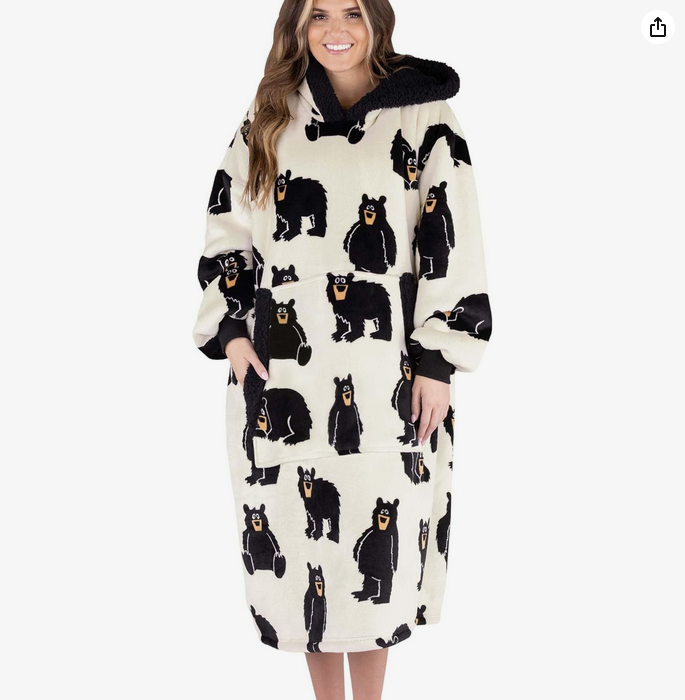 Lazy One Family Bear Blanket Hoodie