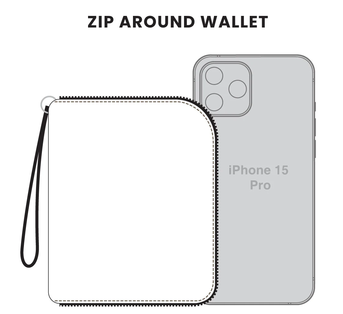 Chala Zip Around Camper Bus Wallet