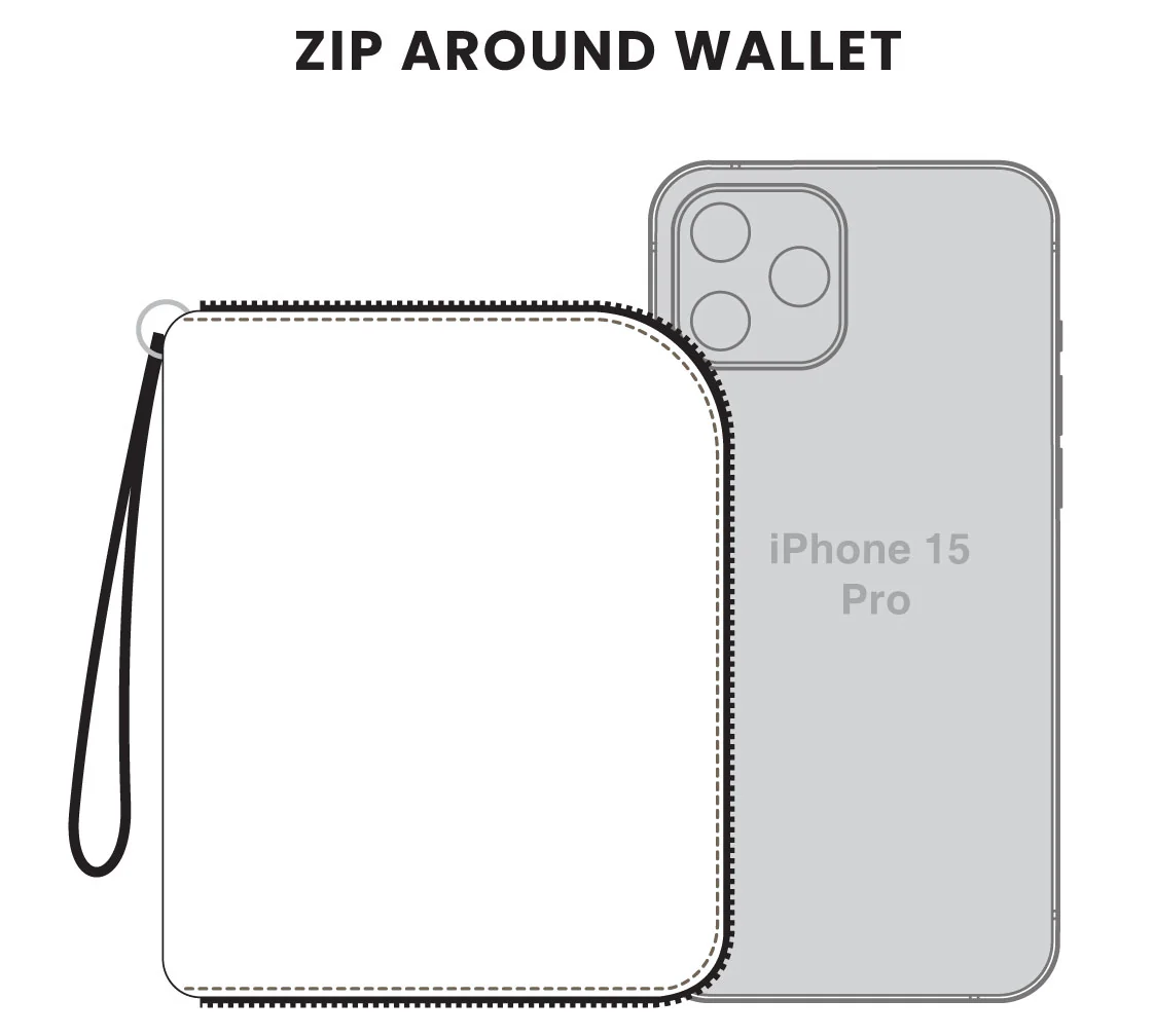 Chala Zip Around Sunflower Wallet