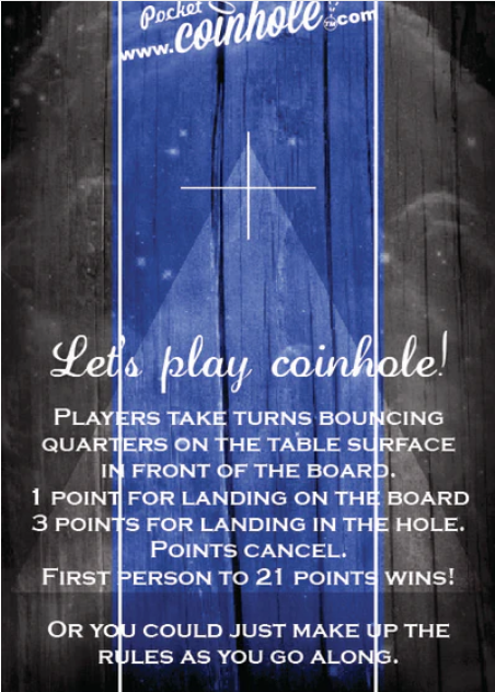 Pocket Coinhole Game