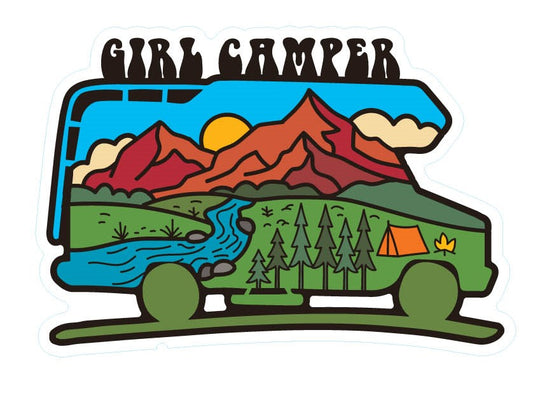 Motor Home On The Road Decal