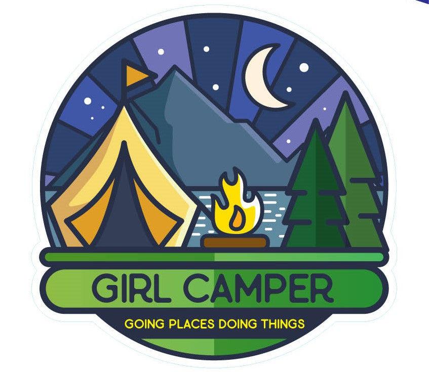 Tent Camping Decal