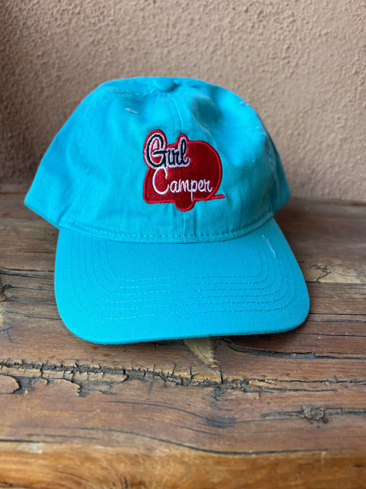 Girl Camper Hat - Caribbean Blue