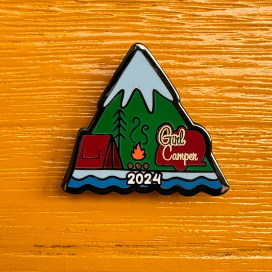 2024 Girl Camper Enamel Pin