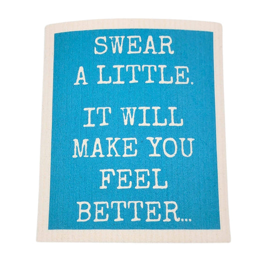 Swear a Little Swedish Dishcloth
