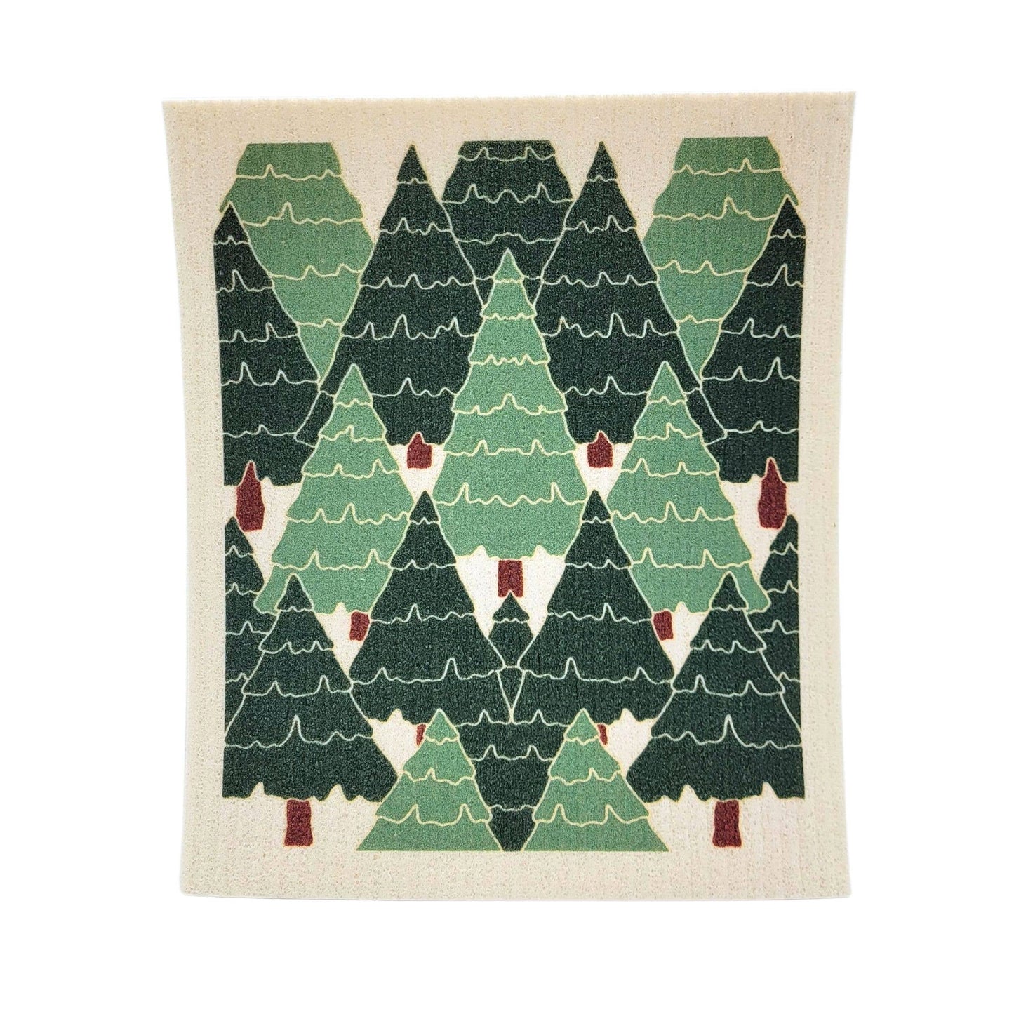 Pine Tree Swedish Dishcloth