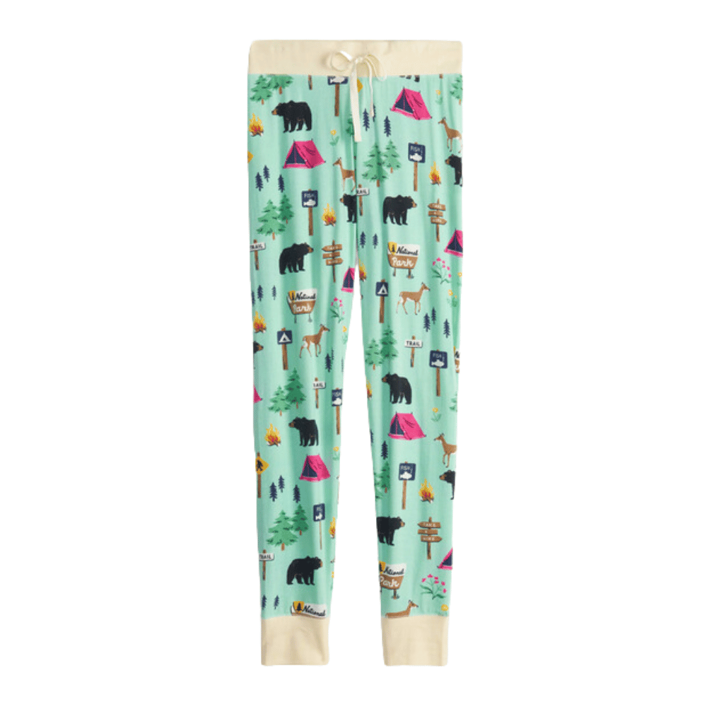 Edikted Women's Bradley bow print ribbed pajama leggings | CoolSprings  Galleria