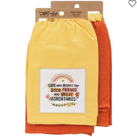 Good Friends Great Adventures Kitchen Towel Set