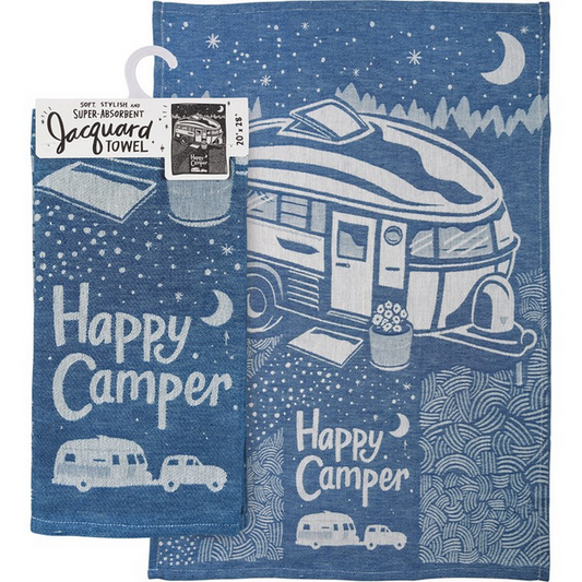 "Happy Camper" Kitchen Towel