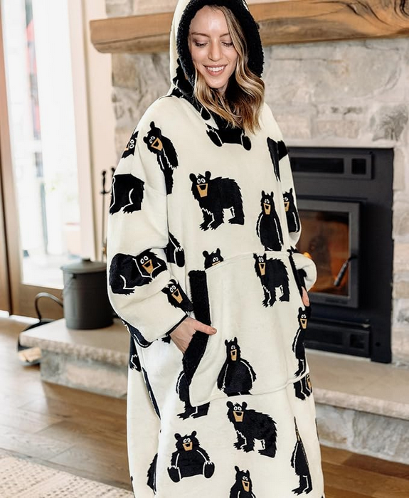 Lazy One Family Bear Blanket Hoodie