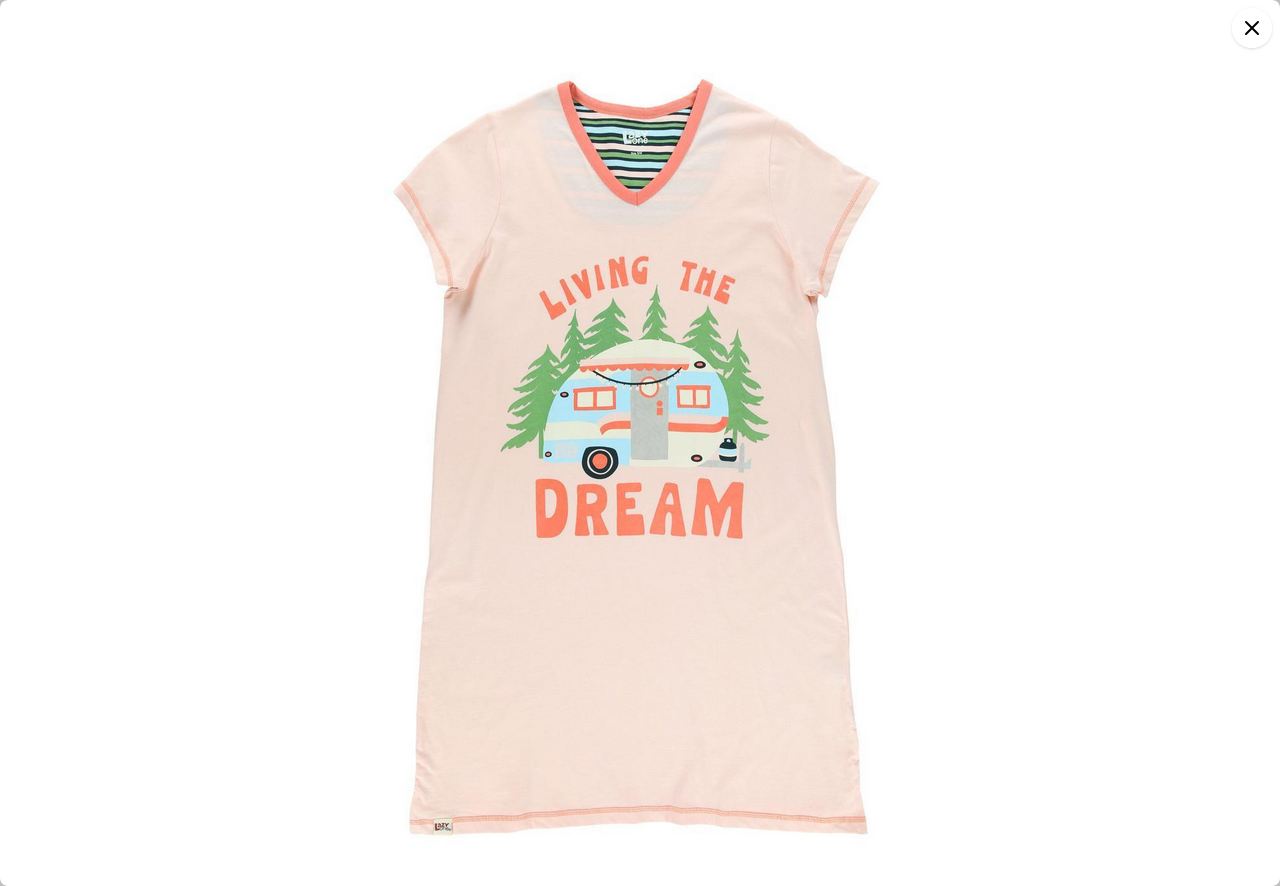 Lazy One Living The Dream V-neck Nightshirt