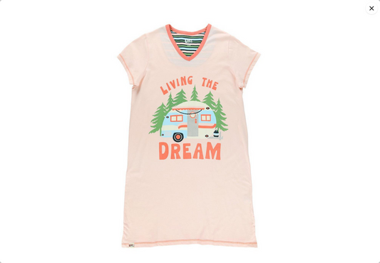 Lazy One Living The Dream V-neck Nightshirt