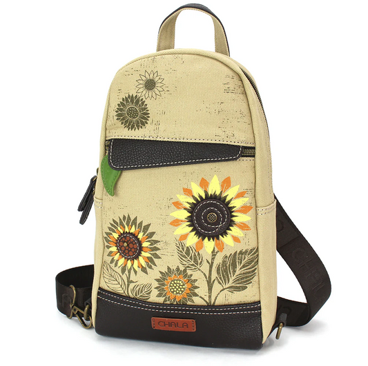 Chala Canvas Sling Bag Sunflower