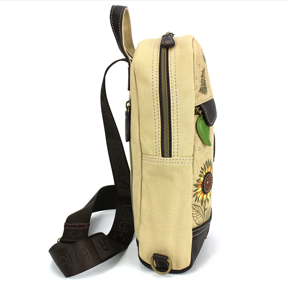 Chala Canvas Sling Bag Sunflower