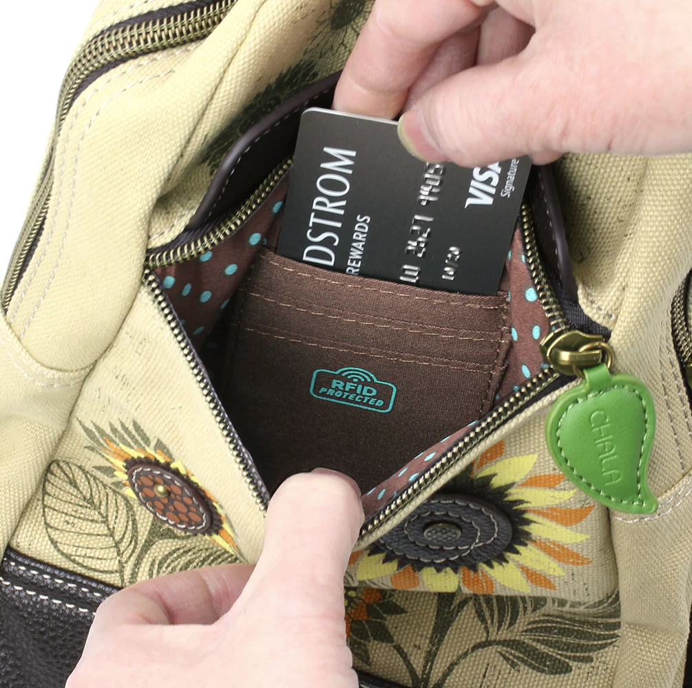 Chala Canvas Sling Bag Sunflower