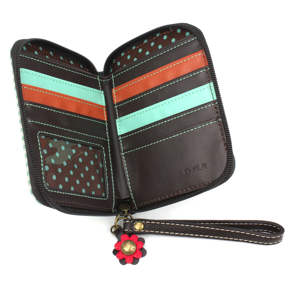 Chala Zip Around Camper Bus Wallet