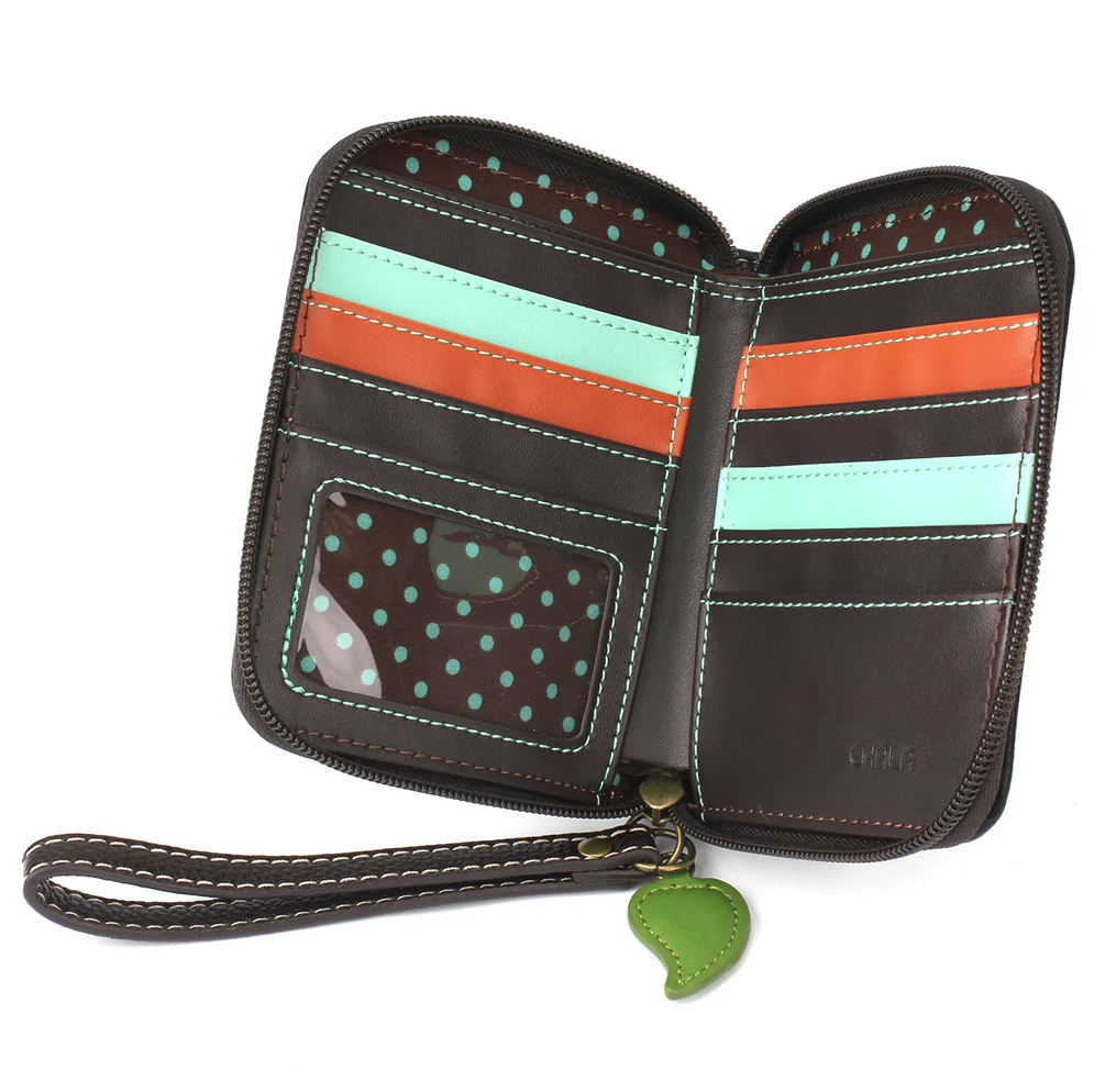 Chala Zip Around Sunflower Wallet