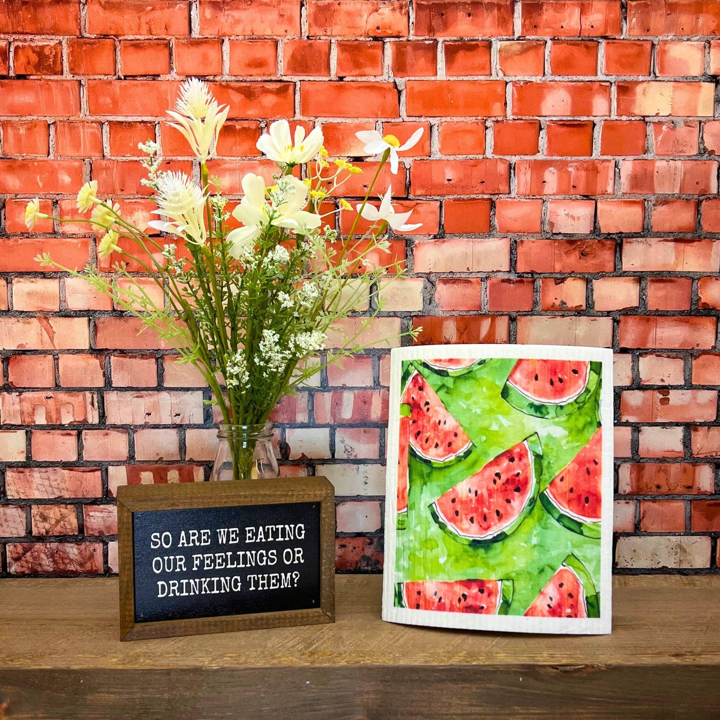 Watermelon Swedish Dishcloth