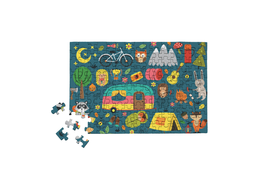 Micro Puzzle Happy Campers