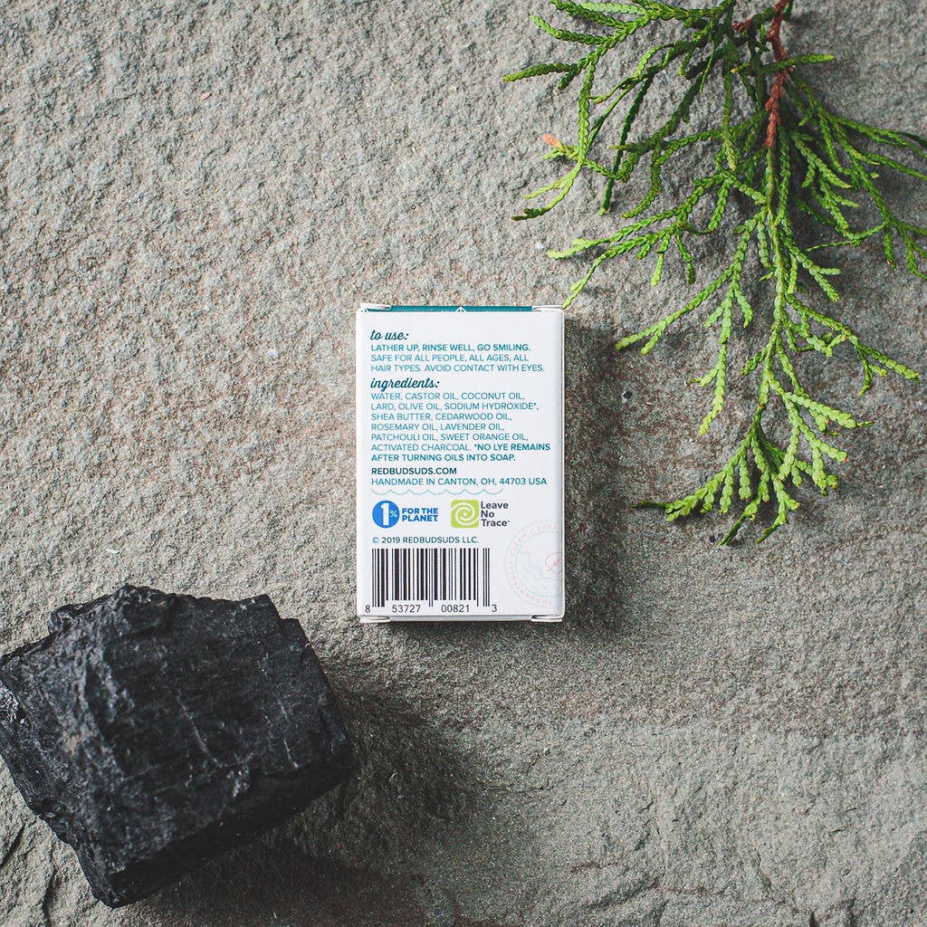 RedBudSuds That Extra-Meter Cedar 1oz Travel Shower Bar