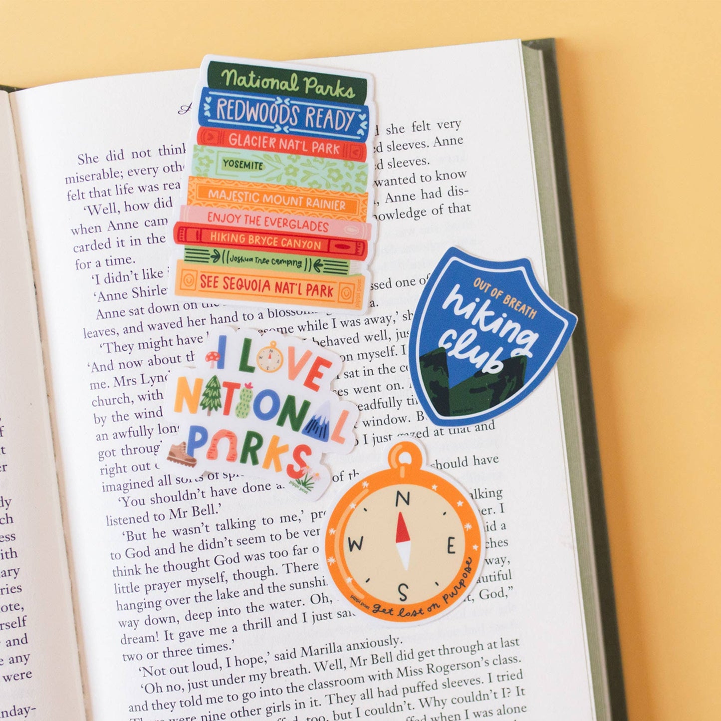 Out of Breath Hiking Club Decal Sticker