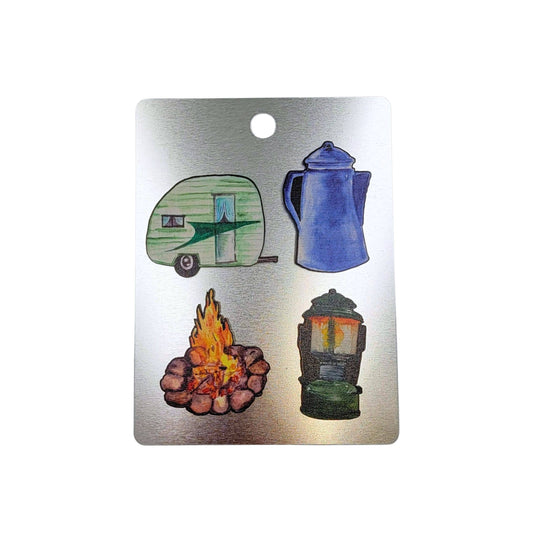 Camping Trip Magnet Set