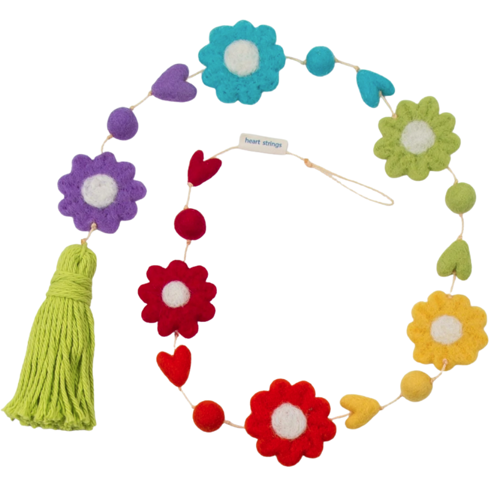 Felted Heart Strings