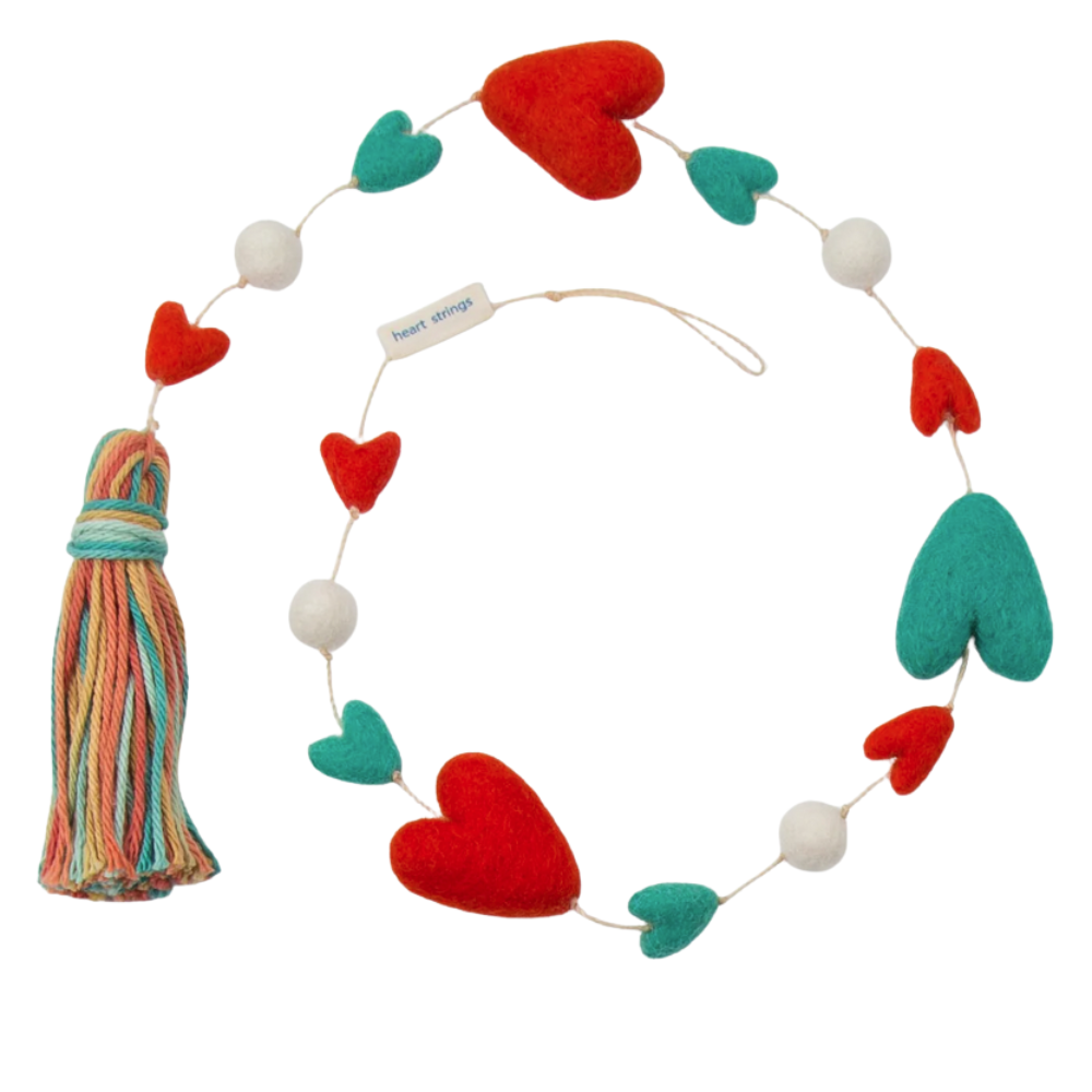 Felted Heart Strings