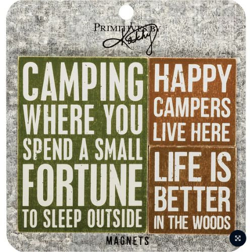 Camping Magnet Set