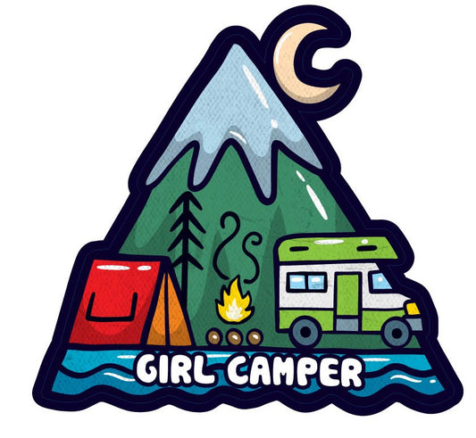 Camp In the Mountains Decal
