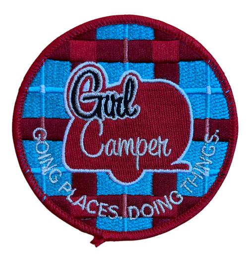 Girl Camper Patch - Round