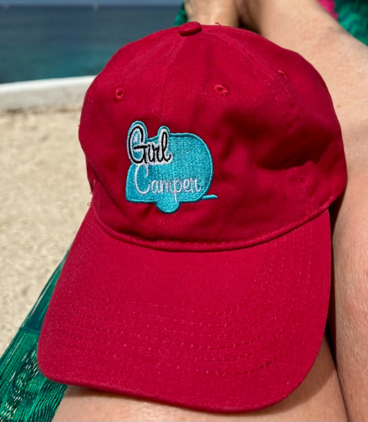 Girl Camper Hat - Red